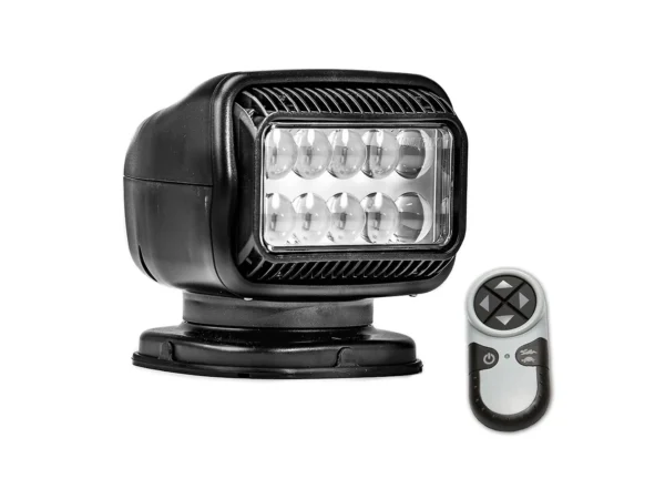 Golight GT Series LED Black Wireless Handheld Remote Permanent Mount 12v